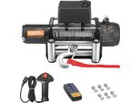 Succebuy Argano Elettrico A Fune, 4500 Kg, Argano A 12 V Dc Con Cavo D'acciaio Φ 8,3 Mm X 19,8 M, Telecomando Wireless E A Filo, IP55 Adatto A Suv, Jeep, Rimorchio, Barca E Fuoristrada