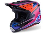 Casco Supertech S-M7 Fuse, Alpinestars (Blu/Viola/Rosa, Taglia M)