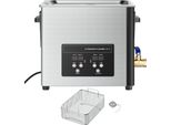 Succebuy Pulitore A Ultrasuoni 10 L, Macchina Per La Pulizia Professionale Con Cestello E Display Digitale, 180 W In Acciaio Inox 40 Khz Per Parti, Carburatori E Strumenti