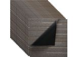 Succebuy Quadrotte Di Moquette 609,6 X 609,6 X 6 Mm, Confezione Da 24, Rivestimento Modulare Per Pavimenti Con Una Superficie Di 9 M², Ideale Per La Sostituzione Fai Da Te In Soggiorno E In Ufficio, Marrone Scuro