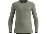 Odlo Odlo Bl Top Crew Neck L/S Active Warm Long-Sleeved Thermal Underwear Size L Grey