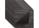 Succebuy Quadrotte Di Moquette 609,6 X 609,6 X 6 Mm, Confezione Da 24, Rivestimento Modulare Per Pavimenti Con Una Superficie Di 9 M², Riutilizzabile E Facilmente Sostituibile, Ideale Per Soggiorni E Uffici, Colore Grigio