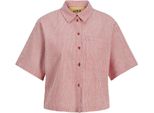 Jack & Jones Windy Seersucker Jjxx Kurzarmhemd Rosa M Damen Rosa M