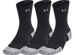 Under Armour Armourdry Run Cushion Socks 3 Paia Nero Eu 31 1/2-36 1/2 Uomo, Donna Nero Eu 31 1/2-36 1/2