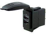 Talamex Presa Usb A Doppio Interruttore Con Montaggio 3,4A Bianco Bianco Taglia Unica