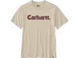 Camicia Grafica Con Logo Carhartt, Colore:Bianco Sporco, Taglia:L