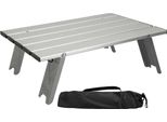 Active Tavolo Portatile In Alluminio Argento 40 X 28,5 X 13 Cm Argento 40 X 28,5 X 13 Cm