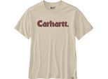 Camicia Grafica Con Logo Carhartt, Colore:Bianco Sporco, Taglia:Xxl