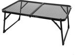 Aktive 63084 Tavolino Da Campeggio Pieghevole Argento 60X40X25 Cm Argento 60X40X25 Cm