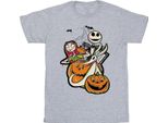 The Nightmare Before Christmas - Maglietta Da Ragazzo BI56526 (128) (Grigio)
