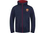 Fc Barcelona - Giacca A Vento Da Bambino GF257 (134) (Blu Scuro)