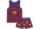 Fc Barcelona - Set Top E Pantaloncini Da Bambino GF1203 (122) (Blu)