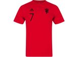 Manchester United Fc - Maglietta Da Uomo GF1109 (L) (Rosso)