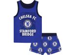 Chelsea Fc - Set Top E Pantaloncini Da Bambino GF1204 (110) (Blu)