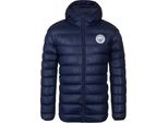 Manchester City Fc - Giacca Da Uomo, Trapuntata GF338 (M) (Blu Scuro)