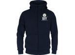 Manchester City Fc - Felpa Con Cappuccio Da Uomo, In Pile GF200 (3XL) (Blu Scuro)