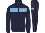 Manchester City Fc - Tuta Da Ginnastica Da Bambino GF1057 (122) (Blu/Marino)