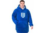 Inghilterra - Felpa Con Cappuccio Da Uomo/Donna Unisex, Oversize GF1032 (XL-3XL) (Blu)