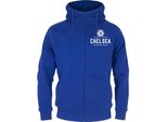 Chelsea Fc - Felpa Con Cappuccio Da Uomo, In Pile GF198 (M) (Royal Blue)