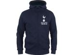 Tottenham Hotspur Fc - Felpa Con Cappuccio A Zip Intera Da Ragazzo GF1238 (98) (Navy)