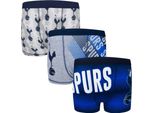 Tottenham Hotspur Fc - Boxer Da Ragazzo (Confezione Da 3) GF1081 (104) (Blu)