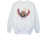 Lilo & Stitch - Felpa Per Bambina BI56676 (152-158) (Bianco)