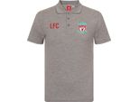 Liverpool Fc - Polo Da Uomo GF188 (S) (Grigio)