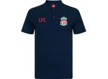 Liverpool Fc - Polo Da Bambino GF695 (98) (Blu Scuro)