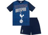 Tottenham Hotspur Fc - Pigiama "Maddison 10"" Con Pantaloncini Da Bambino GF1212 (146) (Navy)"