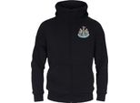 Newcastle United Fc - Felpa Con Cappuccio Da Ragazzo, In Pile GF618 (122) (Nero)