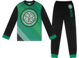 Celtic Fc - Pigiama Con Pantaloni Lunghi Per Bambino GF1058 (158-164) (Nero/Verde)
