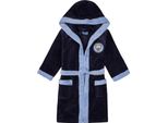 Manchester United Fc - Vestaglia Da Ragazzo, In Pile GF615 (128) (Blu Scuro)