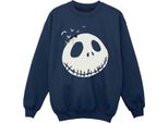 The Nightmare Before Christmas - Felpa Per Ragazze BI56513 (128) (Blu Scuro)
