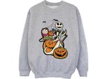 The Nightmare Before Christmas - Felpa Per Ragazzi BI56502 (104) (Grau)