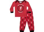Liverpool Fc - Pigiama "Born To Play"" Con Pantaloni Lunghi Per Bambino GF1086 (62) (Rosso)"