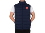 Arsenal Fc - Gilet Da Uomo Imbottito GF218 (Xxl) (Blu Scuro)