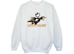 The Nightmare Before Christmas - Felpa "Il Tuo Peggior Incubo"" Per Ragazzi BI56505 (104) (Bianco)"