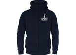 Tottenham Hotspur Fc - Felpa Con Cappuccio Da Uomo, In Pile GF199 (3XL) (Blu Scuro)