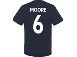 West Ham United Fc - Maglietta "Moore"" Da Ragazzo, Poliestere GF479 (152-158) (Navy)"
