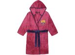 Fc Barcelona - Vestaglia Da Ragazzo In Pile GF616 (128) (Rosso)