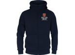 West Ham United Fc - Felpa Con Cappuccio A Zip Intera Da Ragazzo GF648 (98) (Nero)
