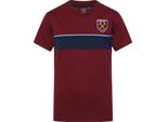 West Ham United Fc - Maglietta Da Ragazzo, Poliestere GF470 (146) (Vino Rosso)