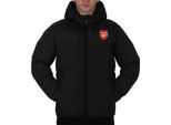 Arsenal Fc - Giacca Da Uomo, Trapuntata GF347 (Xl) (Nero)