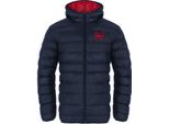 Arsenal Fc - Giacca Da Uomo, Trapuntata GF346 (M) (Blu Scuro)