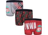 Liverpool Fc - Boxer Da Ragazzo (Confezione Da 3) GF1071 (140) (Colorato)
