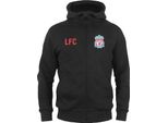 Liverpool Fc - Felpa Con Cappuccio Da Ragazzo, In Pile GF503 (110) (Nero)