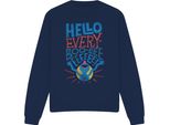 Sesame Street - Felpa "Hello Everybody"" Per Bambini/Ragazzi Unisex TV21832 (Xl) (Marine)"