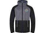 Newcastle United Fc - Giacca A Vento Da Ragazzo, Maniche Raglan GF376 (152-158) (Nero/Grigio)