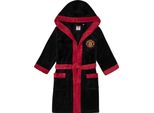 Manchester United Fc - Vestaglia Da Ragazzo In Pile GF628 (104) (Nero)