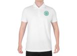 Celtic Fc - Polo Da Uomo GF196 (3XL) (Bianco)